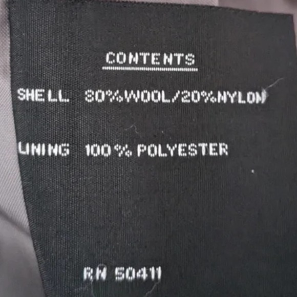 Fleet Street Y2K Ltd. Wool Blend Peacoat - Picture 3 of 4